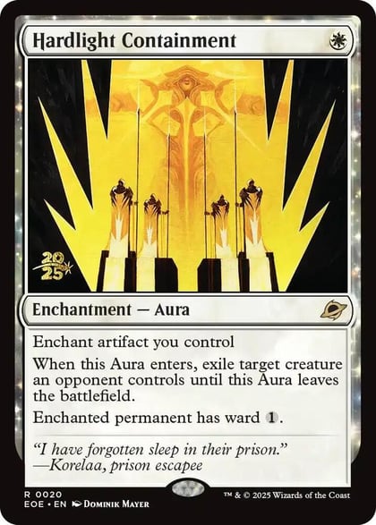Hardlight Containment, Prerelease Cards 20