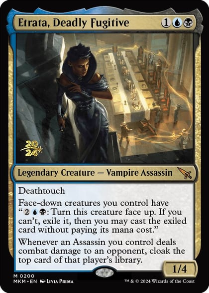 Etrata, Deadly Fugitive, Prerelease Cards 200