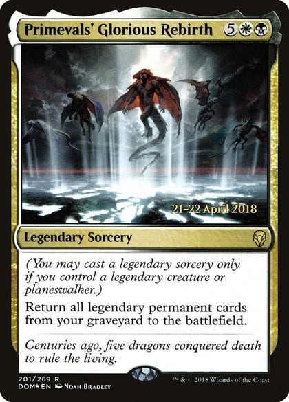 Primevals' Glorious Rebirth, Prerelease Cards 201