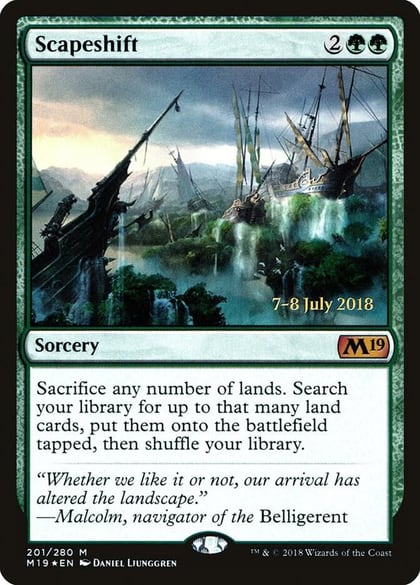 Scapeshift, Prerelease Cards 201