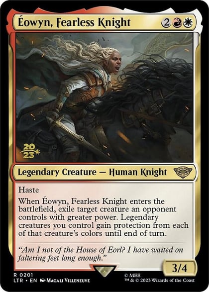Eowyn, Fearless Knight, Prerelease Cards 201