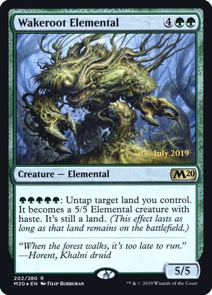 Wakeroot Elemental, Prerelease Cards 202