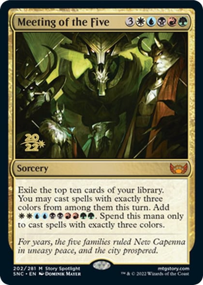 Meeting of the Five, Prerelease Cards 202