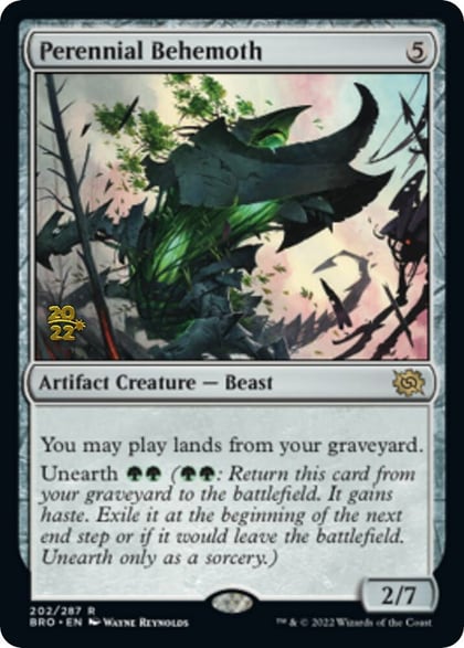 Perennial Behemoth, Prerelease Cards 202