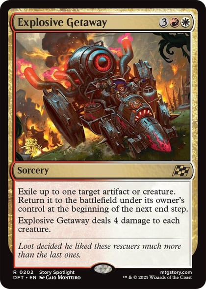 Explosive Getaway, Prerelease Cards 202