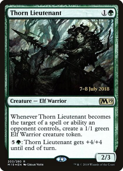 Thorn Lieutenant, Prerelease Cards 203