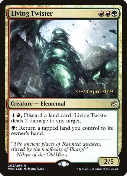 Living Twister, Prerelease Cards 203