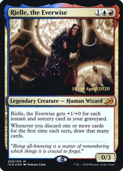 Rielle, the Everwise, Prerelease Cards 203