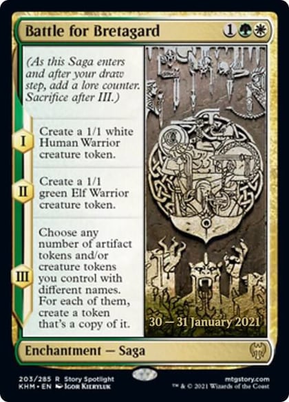 Battle for Bretagard, Prerelease Cards 203
