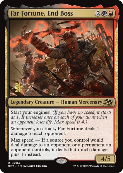 Far Fortune, End Boss, Prerelease Cards 203