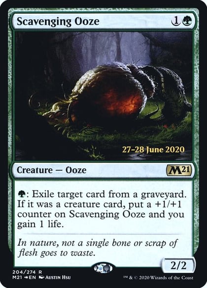 Scavenging Ooze (M21), Prerelease Cards 204