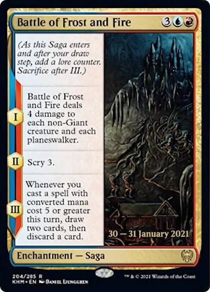 Battle of Frost and Fire, Prerelease Cards 204