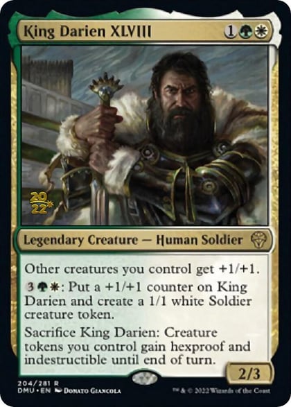 King Darien XLVIII, Prerelease Cards 204