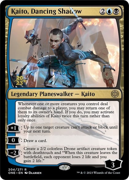 Kaito, Dancing Shadow, Prerelease Cards 204