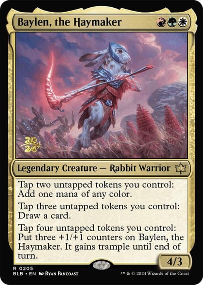 Baylen, the Haymaker, Prerelease Cards 205
