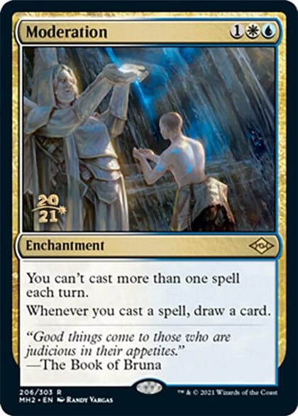 Moderation, Prerelease Cards 206