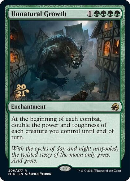 Unnatural Growth, Prerelease Cards 206