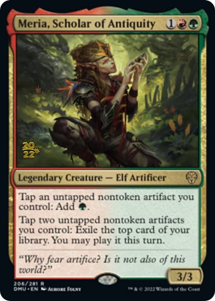 Meria, Scholar of Antiquity, Prerelease Cards 206