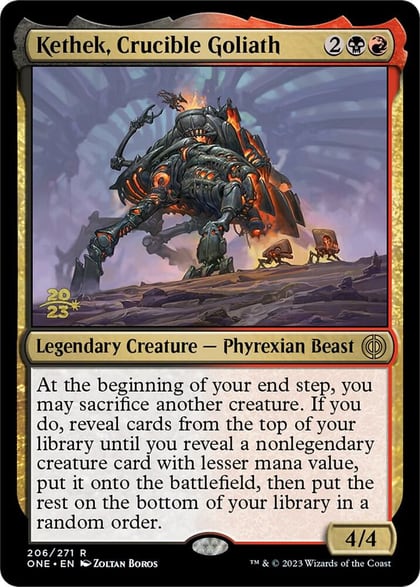 Kethek, Crucible Goliath, Prerelease Cards 206