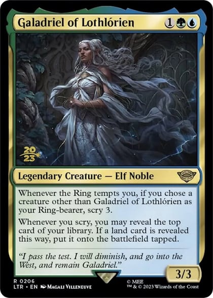 Galadriel of Lothlorien, Prerelease Cards 206