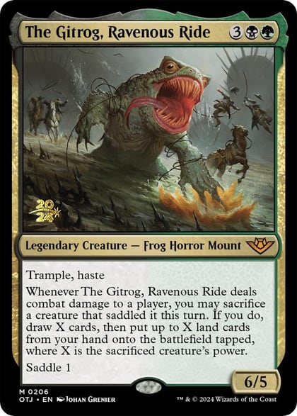 The Gitrog, Ravenous Ride, Prerelease Cards 206