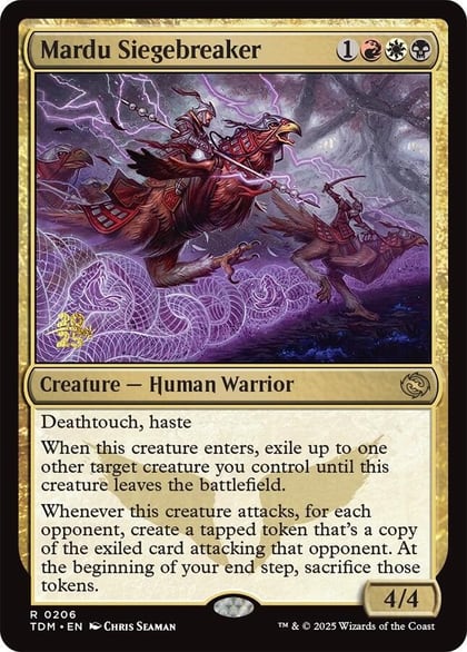 Mardu Siegebreaker, Prerelease Cards 206