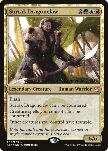 Surrak Dragonclaw, Prerelease Cards 206