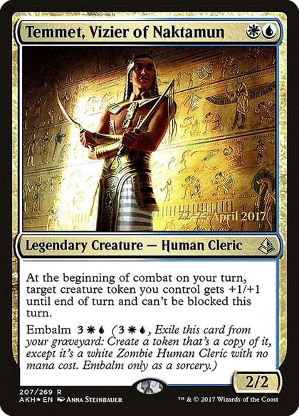 Temmet, Vizier of Naktamun, Prerelease Cards 207
