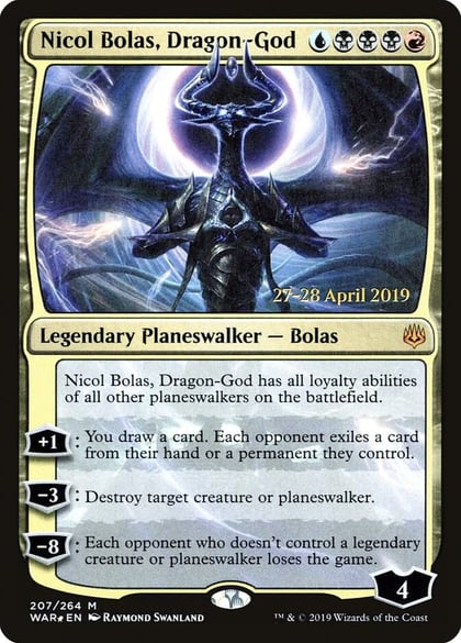 Nicol Bolas, Dragon-God, Prerelease Cards 207