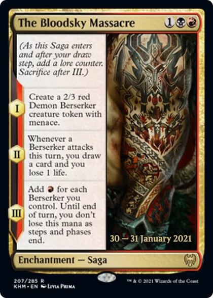 The Bloodsky Massacre, Prerelease Cards 207