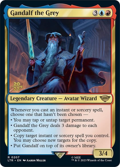 Gandalf the Grey, Prerelease Cards 207
