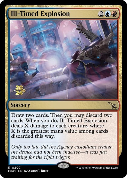 Ill-Timed Explosion, Prerelease Cards 207