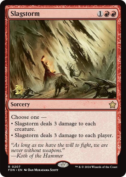 Slagstorm, Prerelease Cards 207