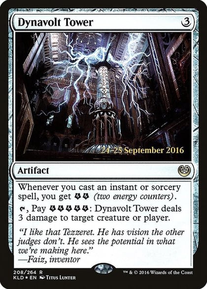 Dynavolt Tower, Prerelease Cards 208