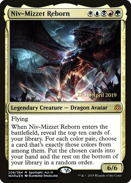 Niv-Mizzet Reborn, Prerelease Cards 208