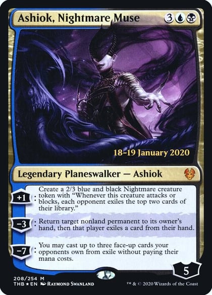 Ashiok, Nightmare Muse, Prerelease Cards 208