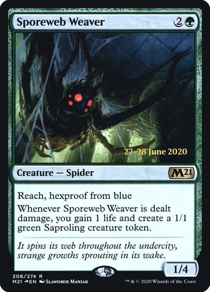 Sporeweb Weaver, Prerelease Cards 208