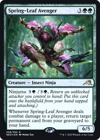 Spring-Leaf Avenger, Prerelease Cards 208