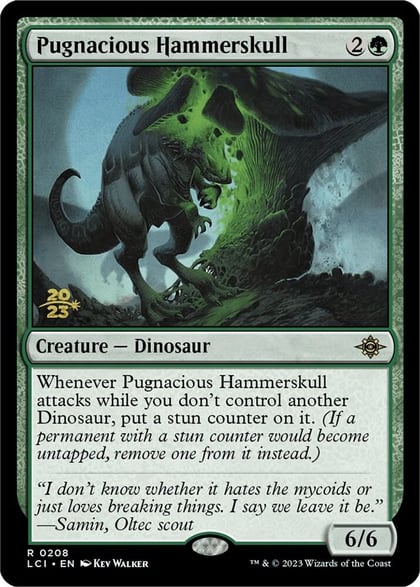 Pugnacious Hammerskull, Prerelease Cards 208
