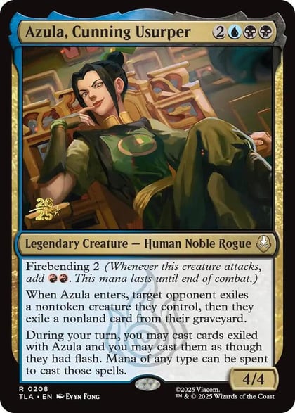 Azula, Cunning Usurper, Prerelease Cards 208