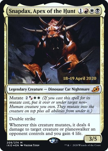 Snapdax, Apex of the Hunt, Prerelease Cards 209