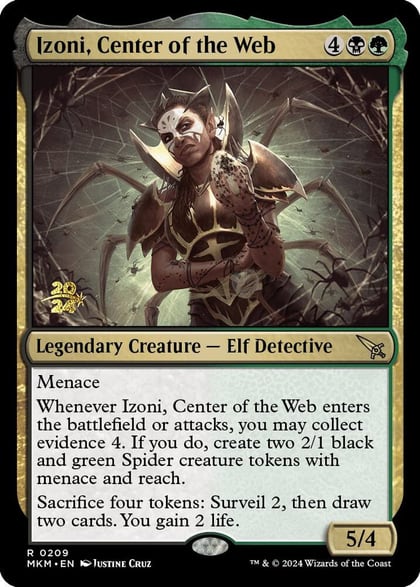 Izoni, Center of the Web, Prerelease Cards 209
