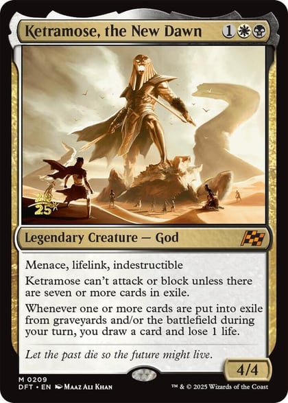 Ketramose, the New Dawn, Prerelease Cards 209