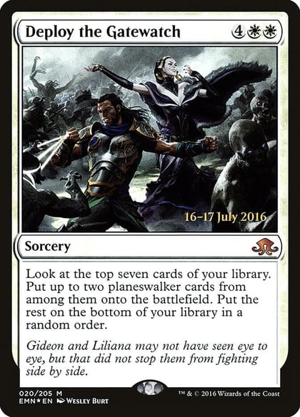 Deploy the Gatewatch, Prerelease Cards 20