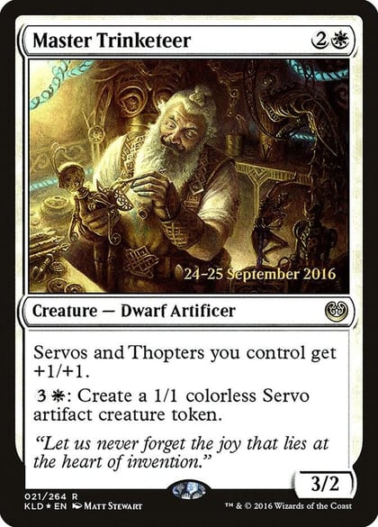Master Trinketeer, Prerelease Cards 21
