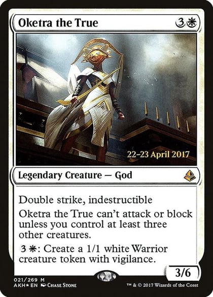 Oketra the True, Prerelease Cards 21