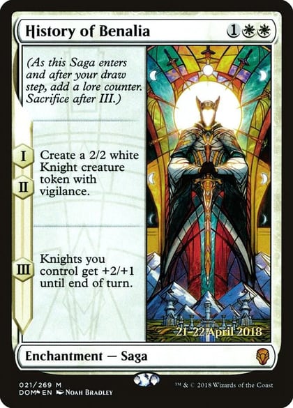 History of Benalia, Prerelease Cards 21