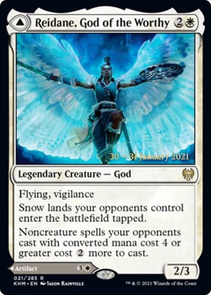 Reidane, God of the Worthy, Prerelease Cards 21
