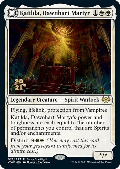 Katilda, Dawnhart Martyr, Prerelease Cards 21