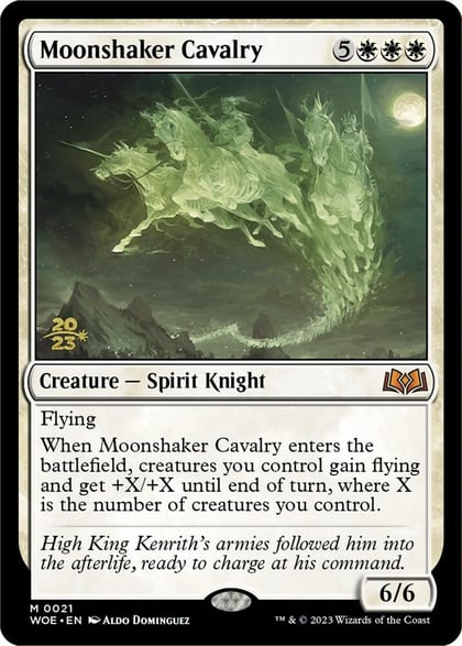 Moonshaker Cavalry, Prerelease Cards 21